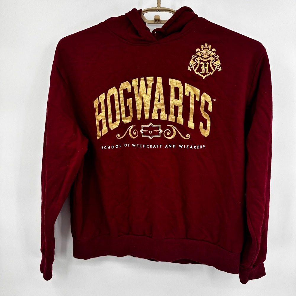 Harry Potter Hogwarts School Maroon Hoodie‎ XXXL Kids Wizarding World